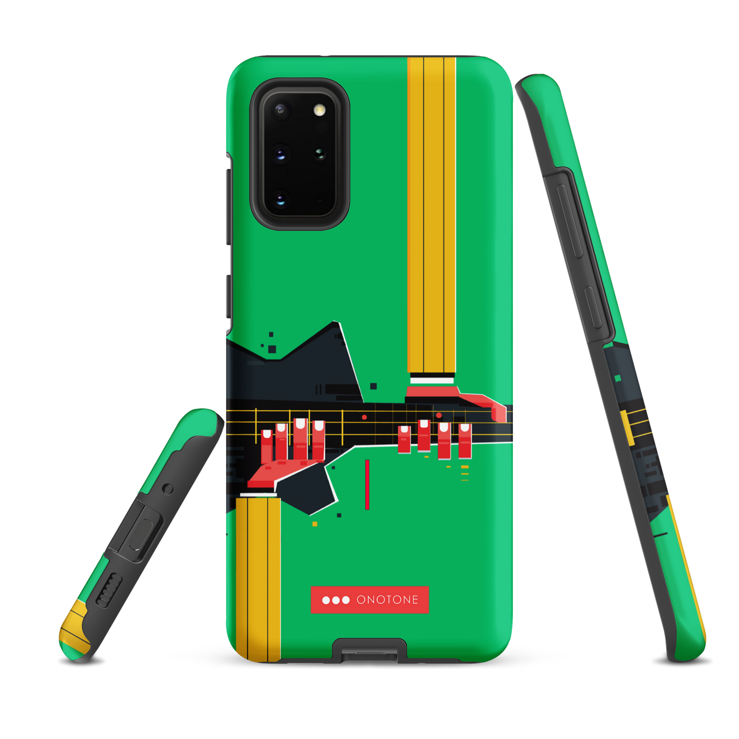 Double Layer Protection Green Modern Samsung Galaxy Case