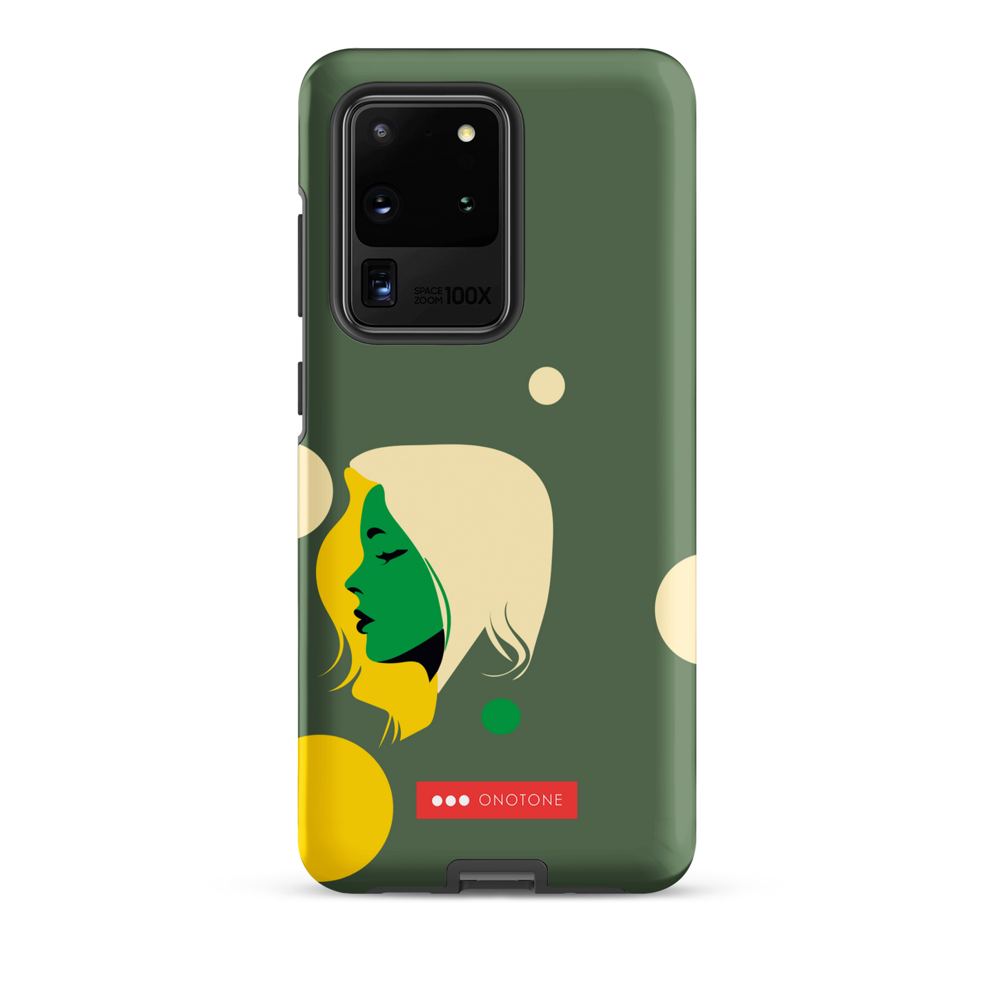 Double Layer Protection Green Modern Samsung Galaxy Case