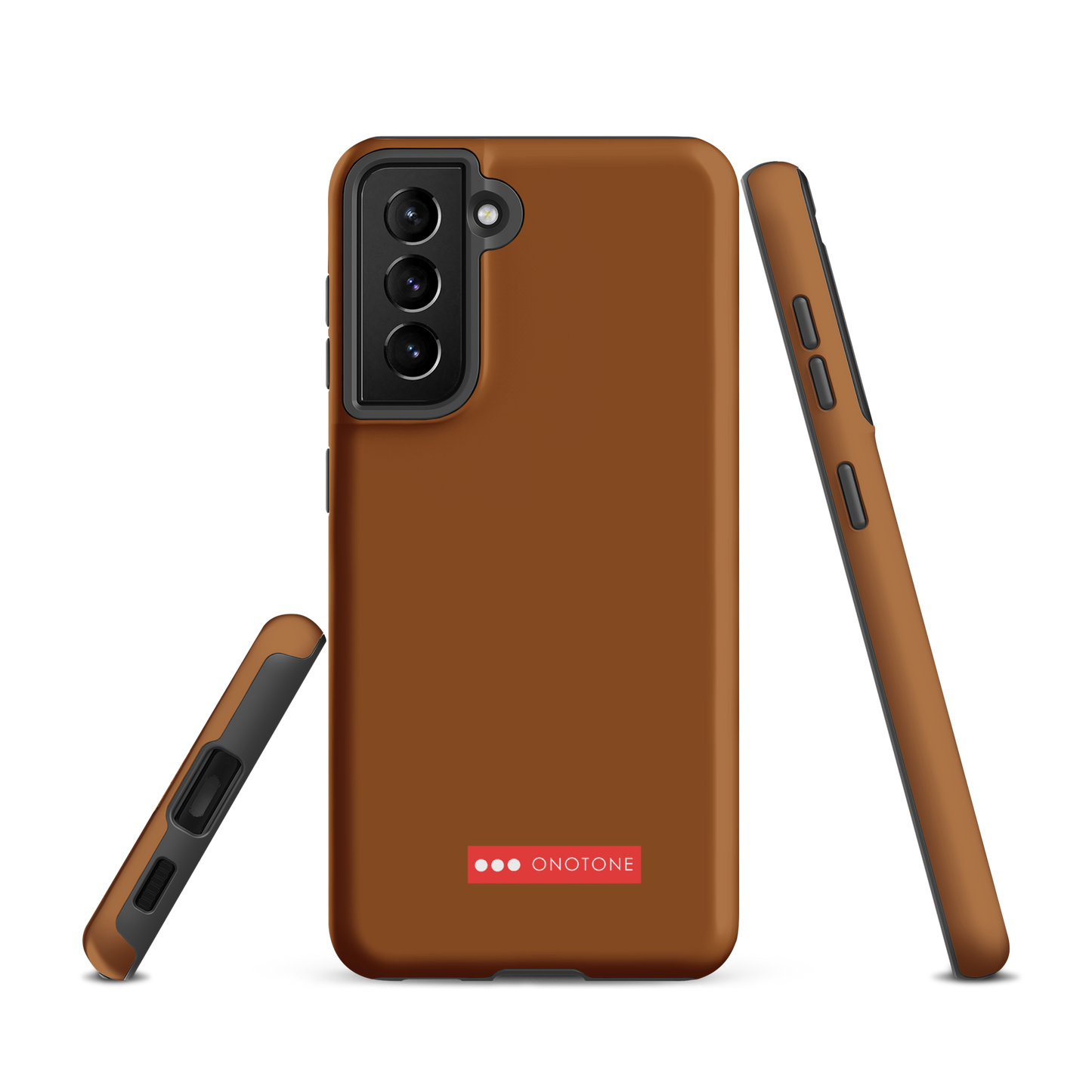Dual Layer Brown Samsung Case - Pantone® 154