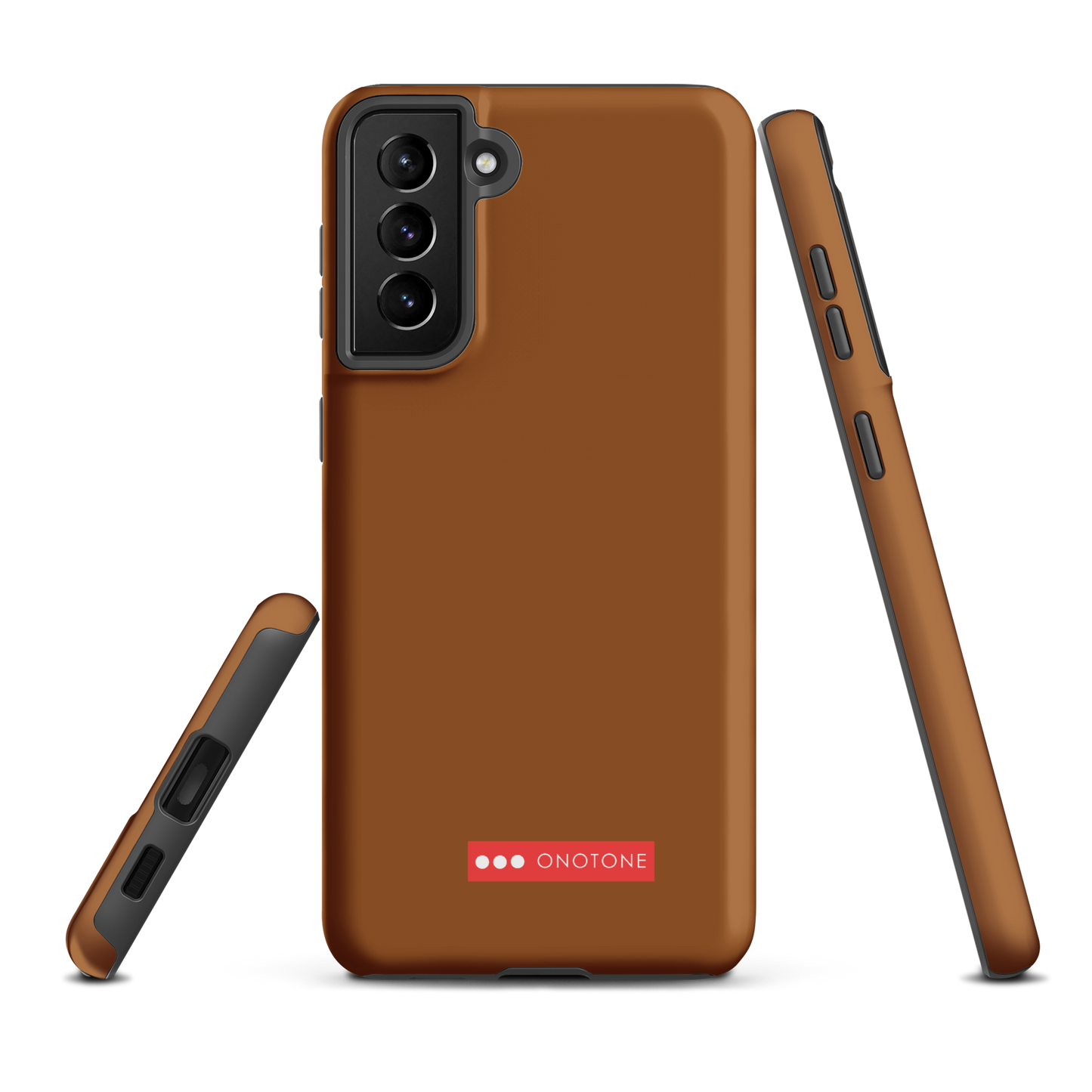 Dual Layer Brown Samsung Case - Pantone® 154