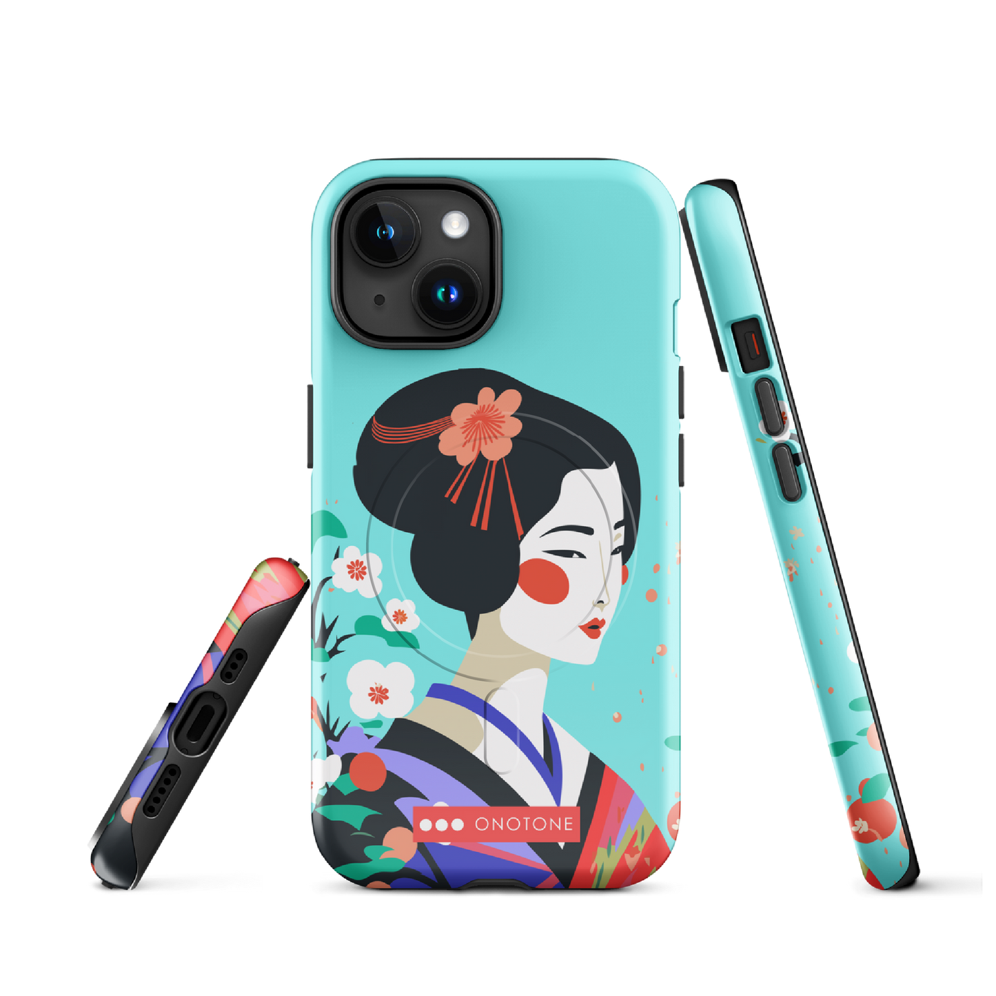 Dual Layer geisha modern iPhone® Case