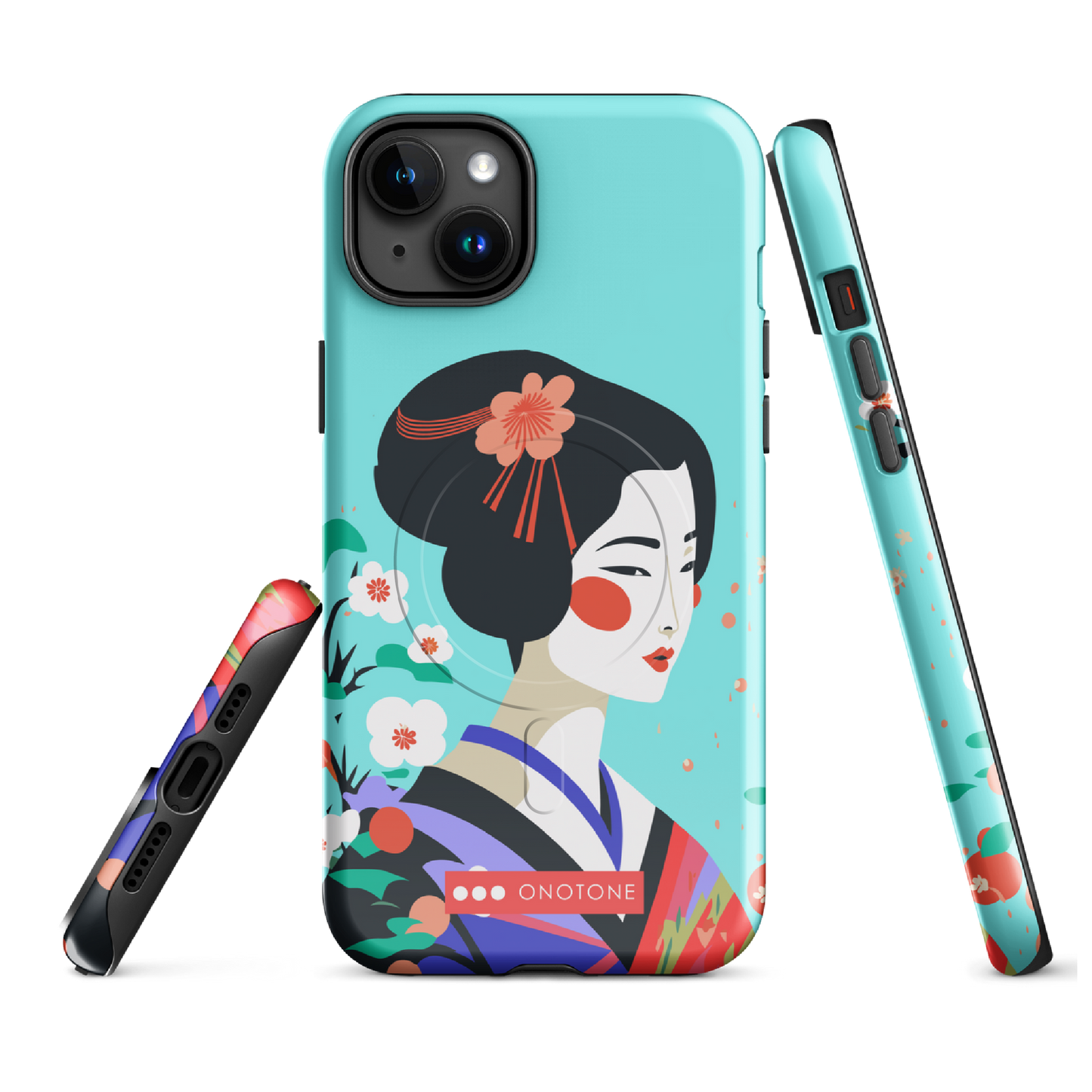 Dual Layer geisha modern iPhone® Case