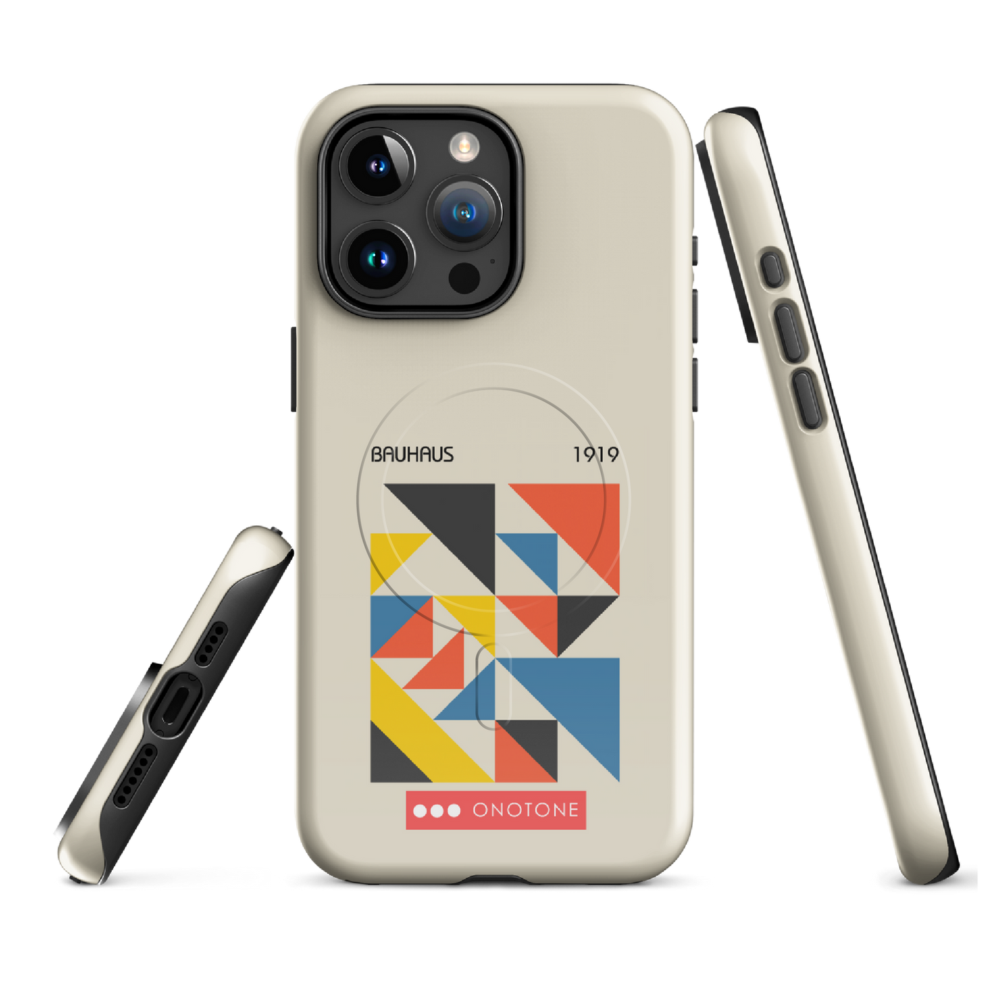 Dual Layer Bauhaus modern iPhone® Case
