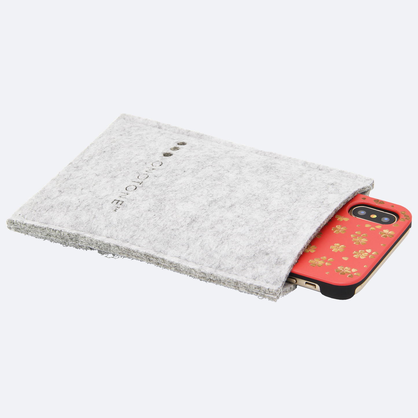 iPhone X felt pouch